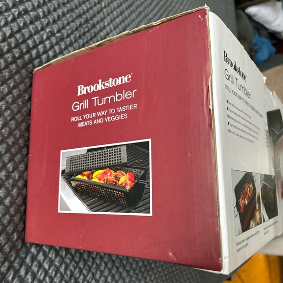 Brookstone Non-Stick Grill Tumbler for Even Grilling - Picture 6 of 9